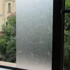 Autocollants de fenêtre Film d'intimité givré non adhésif Cling amovible Verre couvrant l'eau transparente opaque pour la maison