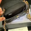 21S Fashion New Leather Diamond Clamshell Luxury Hand Bag Clain Metal Crossbody Crossbody Bag Bag Bag Bag Bag Bag de diseñador de diseñador 12.5