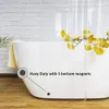 Peva łazienka podkładka prysznicowa ciężka wodoodporna wodoodporna ekran kąpielowy z magnesem dolnym 180x180 cm na hotel domowy