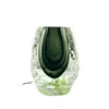 Vases Modern Dark Green Two-color Transparent Glass Flower Wares Sales Living Room Study Vase