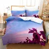 Beddengoed sets bloemen ingesteld voor slaapkamer zachte sprei bedden bed huis comfortabele dekbedoverdekte kwaliteit quilt en kussensloop