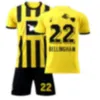 Soccer Jerseys Men's Tracksuits 2223 Dortmund Home 9 Haaland 11 Royce 22 Bellingham Jersey Set with Socks Football