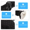 Dog Apparel 4 Pcs Pet Shoe Covers Reflective Shoes Fashion Snowshoes Velvet Outdoor Footwear