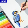 Pencils JIKUN 12/24/36/72/120 Professional Oil Colors Pencil Wooden Colored Pencils Drawing Pencil Set School Art Supplies