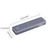 20Gbps M.2 NVME SSD Enclosure USB Case ASM2364 Box