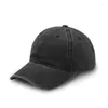 Ballkappen Hochwertige gewaschene Baumwolle Snapback Cap Verstellbarer fester Baseball für Männer Frauen Unisex Mode Freizeit Casual Papa Hut