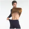 Men's Thermal Underwear Men Sets Warm Long Johns Autumn Winter Thermo Set Male Thick Clothing Suit Inner Wear