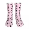 Chaussettes masculines hommes arborent le coton rose harajuku femmes