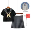 Kleidungsstücke Mode JK Japanische Schuluniform Basis Sailor Fuku Anzug S-2xl Schulmädchen Outfits Faltenrock Anime Cosplay Kostüm