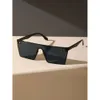 1PC Women Oversized Square Fashion Glasses for Street-photography Outdoor Travel Daily Life Clothing Accessories.