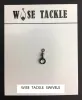 Scatole 50pcs placcaggio saggio micro gancio anello girevole per pesca carpa uk dimensione 20 tackle terminali carpe