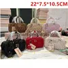 Cross Body M Family IU w tym samym stylu Solded Bowling Bag Fashion Macaron Womens Solid Kolor One Rameer Crossbody Handheld H240403