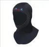 DC02H 3 мм неопреновая шляпа дайвинг с плечами профессиональная плавальная шапка Uniex Winter -Hold -Roper Getsuits Cover Helmet2206299