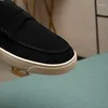 Chaussures décontractées Design de luxe Cow Suede Men BC Brand 2024 Muisseaux italiens respirants noirs de haute qualité 38-44