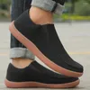 Casual Shoes Fujeak Plus Size Men Loafers Soft Male Footwear Slip-on Outdoor Walking Comfortable Wide Barefoot