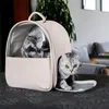 Portadores de gatos portátil gatinho transportar saco kawaii transportador respirável transportando gatos mochila de saída única menina suprimentos para animais de estimação