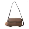 Shoulder Bags PU Leather Stone Pattern Women Messenger 2024 Fashion Luxury Design Bag Retro Simple Crossbody Female