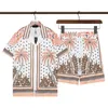Projektant Nowe koszule Summer Men krótkie rękawowe koszule na plaży Style oddychające T Dasowe odzież koszula projektant