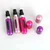 5pcs 5 ml Bouteille de parfum inférieur Bouteille auto-pompe Rechargeable Aluminium Perfume Bouteille Portable Spray Papillon pour le parfum portable Spray