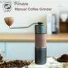 Kaffebryggare manuell kaffekvarn 420 rostfritt stål 7-kärnburr kaffebönkvarn med justerbar slipning tjocklek och anti slip pad icafilas y240403