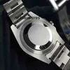 Armbanduhr Fabrikmenschen Uhr Uhr Automatisch mechanisch 40 mm Edelstahl Blau Schwarzer Keramik Saphir Super Luminous Montre