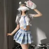 Sexy Lingerie Suit School Uniform Lingerie For Sex 18 Sweet Girl Japanese Style Student Exotic Costumes Cosplay Sexy Outfit 240401