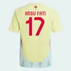 Pedri 24 25スペインサッカージャージ2024 2025 ESPANA MORATA FERRAN KOKE GOKE GAVI AZPILICUETA FANS PLAYER SHIRTS MEN SOMEN CHIDS KITSLLORENTE ANSU FATI CARVAJAL