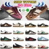 Designerskie buty do biegania trampki dla mężczyzn kobiety Outdoor Wales Bonner Leopard Fox Brown Suede Og Low Top Skórzany Trener Wegański Biała Gum Męs