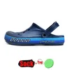 Ontwerper Clog Sandals For Men Women Holes Rubber Foam Sandale Cross-Tie Clogs Slippers Summer Cross Water Beach Shoes Crock Sliders 2024