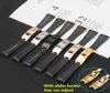 Bänder 20mm schwarz gebogenes Ende Silikon Gummi -Uhrband für Rollenband U -Boot -GMT -Armband Glidelock Clasp Short Version1833678