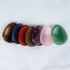 Massage Stones Rocks Jade Chakra Palm Stone Natural Crystal Quartz Zorg voor duim edelsteen genezing Massager Home Decor 240403