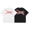 Mm6 Majira T-shirt 2023 Summer New Mens and Womens Couple Wear Arabic Digital Printed Short Sleeves