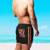 Costumi da nuoto desmiit shorts da nuoto uomo tronchi da bagno tronchi nuotare corti da uomo cortometrali da bagno per la spiaggia da bagno foderato abbigliamento da bagno foderato