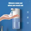 Flytande tvåldispenser Touchless maträtt uppladdningsbar väggmontering automatisk pump handbadrum