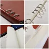 Pędzle A4 A5 A6 B5 Hollow Looseleaf Notebook, Odłączany notebook, skórzany notatnik Notatnik Notatnik