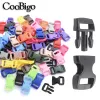 20 -stcs 3/8 "Plastic zijgave Buckle Paracord Bracelet Clip voor huisdierband Backpack Webbing Webbing Diy Craft Accessoires 10mm