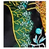 Travesseiro retrô americano jungla bordado bordado arte decorativa capa de luxo cadeira de cadeira de cama de cama coussin