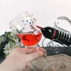 Weingläser, buntes Kelchglas, funkelnder Edelstein, Cocktail-Champagnerbecher, hitzebeständige Coupes