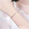 Очарование браслетов циркона Bowknot Bracelet Bragle