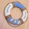 Nautical Life Rings Buoy Welcome on Board Ring Wall Ornaments Beach Coastal Decor Gifts for Office 240403