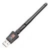 Adaptateurs de réseau 600m 5 GHz / 2,4 GHz Dual Band sans fil 802.11AC Adaptateur WiFi USB Perfect for Desktops Ordinateurs de livraison de gouttes PC OT8ZY
