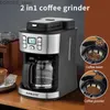 Café das cafeteiras 950W Máquina de café elétrica Café doméstico gotas de gotas americano totalmente automático de café a vapor Y240403