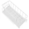 Kitchen Storage Cleaning Rack Decir Sponge Draining Holder Brush Dishcloth Rag Elegance Metal Sink Organizer