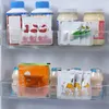 Lagerflaschen 2PCS/Set Kühlschrankbox Hidden Holder Regal Küchenzubehör