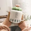 Mugs Ceramic Mug Nordic Ins Cup With Lid Creative Simple Water Men And Women Personality Household Trend Drinking