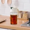 Aufbewahrung Flaschen Glasöl Flasche Leckdoach Auto Flip Cap Non -Slip Griff 20 Unzen Olivengewürzbehälter Ausgieß zum Kochen