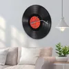 Wandklokken Regel klok rustiek decor mode vintage stijl stijlvolle plastic slaapkamer voortreffelijke kantoor huishoudelijke platen muziek muziek