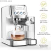 Coffee Makers Espresso machine 20 bar household cappuccino machine coffee machine with automatic milk foam latte machine Y240403