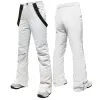 Poles Ski Pants Women Thicken Windproof Waterproof Winter Snow Pants Outdoor Sports Snowboarding Warm Breathable Overalls