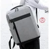 Рюкзак водонепроницаемый Usb перезаряжаемый ноутбук мужские простые холщовые дизайнерские сумки роскошные компьютерные рюкзаки классическая школьная сумка для